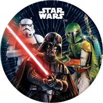 8 Assiettes Star Wars Galaxy - Annikids