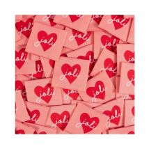 Étiquettes Tissées ikatee - Joli Coeur - X5 Joli Coeur - Ikatee