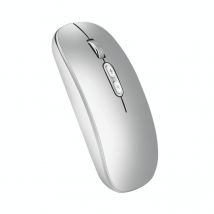 Souris Sans Fil 1600dpi 5 Boutons 28 Langues Rechargeable Voix Intelligente Blanc Yonis - Yonis