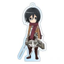 L' Attaque Des Titans - Porte-clés Mikasa Holographic 8 Cm - Sakami Merchandise