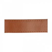 Disquette 15m Sangle Simili Cuir Marron Chocolat - My mercerie