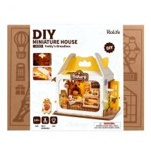 Maison Miniature À Construire Rolife - Boulangerie De Teddy - Bois - Multicolore - Robotime