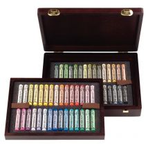 Pastels Tendres - Coffret Luxueux - 60 Pastels - Sélection Paysage - Rembrandt