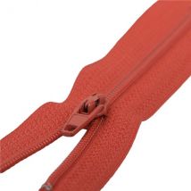 Fermeture Fine Polyester N°2 Couleur Rouge Feu - My mercerie