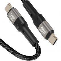 Blue Star Câble Usb C / Usb C Power Delivery 60w Quick Charge 4.0 Longueur 2m Noir
