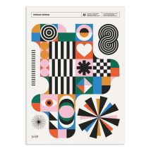 Affiche 50 X 70 Cm - Mosaic World - Posterlad - Wall Editions