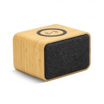 Enceinte Bamboo Avec Chargeur Induction - Mooov