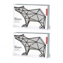 2 Porte-courrier Métalliques Muraux Ours - Kikkerland