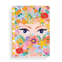 Carnet De Notes À Couverture Souple Joli Jardin - A5 - 160 Pages - Hirondelles & Cie