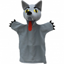 Marionnette Loup 30cm - Bass And Bass - Bass & Bass