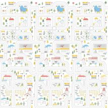 Tapis De Jeu Pliable Farm-city 200 X 180 Cm - Espace D'Apprentissage Et De Divertissement - Asalvo