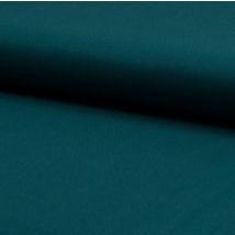 Tissu Viscose Twill Uni Vert Émeraude - Au Mètre - Craftine