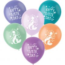 6 Ballons Mermaid Magic - Sloli