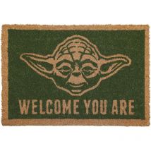 Star Wars - Tapis - Paillasson - Maitre Yoda - 60x40x1,5cm - Fibres De Coco
