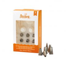 Set De Douilles À Pâtisseries - Kit De Base 9 Pièces - Decoraparty