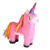 Pinata Licorne Rose Crinière Rainbow (54 Cm) - Amscan
