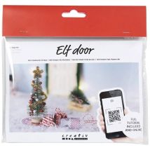 Mini Kit Créatif - Lutin De Noël - Sapin De Noël - 11 Pcs - CC Hobby