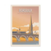 Affiche 50x70 Cm - Bordeaux - Turomemoriesstudio - Wall Editions