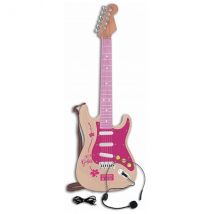 Guitare Rock Electronique Rose + Casque Microphone - Bontempi I Girl - 241371 - Bontempi