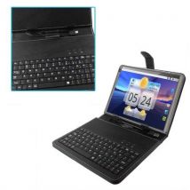Housse Clavier Noir Protection Universelle Étui Tablettes Tactiles 7 Pouces Usb Yonis - Yonis