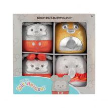Squishmallows - Set 4 Peluche Squishmallows Disney 100 A 12 Cm - Jazwares
