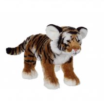 Peluche - Fauve Allongé 30 Cm -tigre Brun - Gipsy Toys