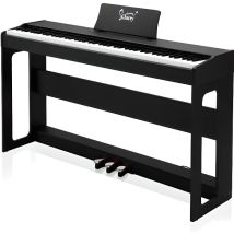 Alightup - Gdp-104 - Piano Numérique - 88 Touches - Bluetooth Midi - Noir