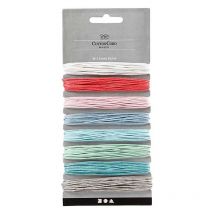 8 Ficelles En Coton Coloré - 5 M - Creotime