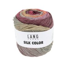 Pelote Exceptionnelle De Soie Silk Color - 100 Gr - Lang Yarns 05 Multicolore