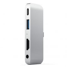 Hub Usb C Ipad Pro Vers Hdmi, Usb 3.0, Usb C Et Audio, Satechi Argent