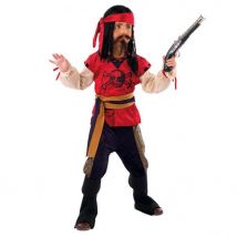 Déguisement De Pirate Rouge 11-13 Ans - Limit Sport