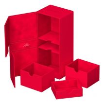 Ultimate Guard - Twin Flip'n'tray 266+ Xenoskin Rouge