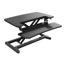 Ergo Desk 2 Bureau Ergonomique Assis Debout Noir - Unilux