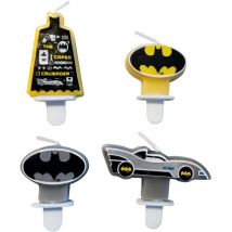 4 Bougies Batman Round - Amscan