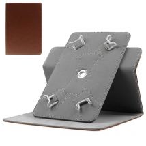 Housse Tablette Tactile 7pouces Universelle Etui Protection Rotation 360° Marron Yonis - Yonis