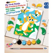 Tableau Peinture Au Numéro Pour Enfant César Le Chat - Oz International
