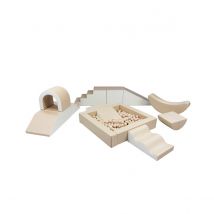 Ensemble Xxl Blocs En Mousse Blanc - Beige - Iglu - Marron - Iglu