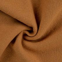 Tissu Laine Bouillie Isolde Uni Caramel - Craftine
