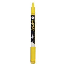 Marqueur - Peinture Acrylique - Jaune - Permanent - Pointe Fine 2mm - Marbel - Darwi