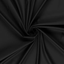 Tissu Imperméable Uni Noir - Au Mètre - Craftine