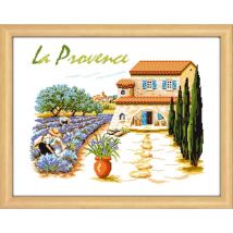 Kit À Broder Point De Croix La Provence - LUC