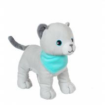 Fun Kitties Sonores, Gris Foulard Turquoise - Gipsy Toys