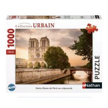 Puzzle 1000 Pieces - Notre-dame De Paris Au Crepuscule - Nathan