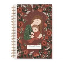 Carnet De Notes À Spirale Douce Nuit (mémoire De Maman) - A5 - 160 Pages - Hirondelles & Cie