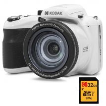 Kodak Pack Numérique Bridge Pixpro Astro Zoom Az425 + Carte Sdhc 32gb - Appareil Photo 20 Mp, Zoom 42x, Grand Angle, Écran Lcd 3, Vidéo Full Hd 1080p,