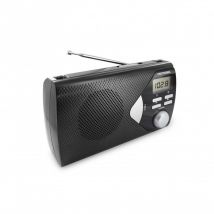 Radio Portable Am/fm Avec Fonction Réveil - Noir - Mooov