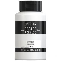 Peinture Acrylique En Bidon Blanc De Titane 400ml - Liquitex Basics