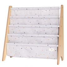 Bibliothèque Enfant Terrazzo Gris Clair - 3 Sprouts