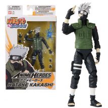 Bandai - Anime Heroes - Naruto Shippuden - Figurine Anime Heroes 17 Cm - Kakashi Hatake - Licence Officielle - Figurine D'Action Articulée Kakashi - 