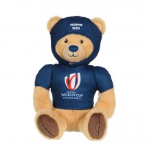 Peluche - Peluche Ours Coupe Du Monde De Rugby / Rugby World Cup France 2023(rwc) - Peluche Officielle Sous Licence - 30 Cm Assis - Gipsy Toys